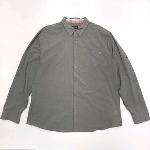 Marmot Aerobora Long Sleeve Shirt Mens XXL Button Gray Breathable Light‎ Hiking